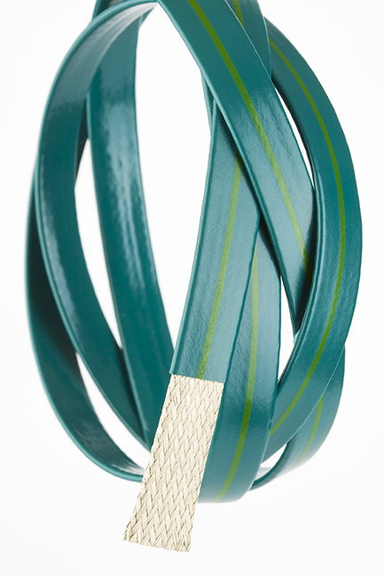 extruded insulated tin copper flat braid